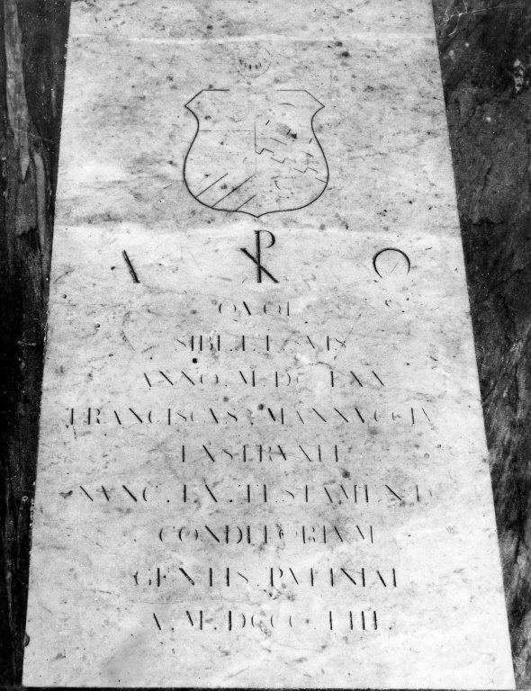 lapide tombale - ambito romano (sec. XIX)